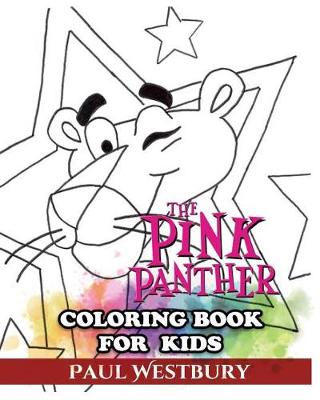 Book cover for The Pink Panther Coloring Book for Kids