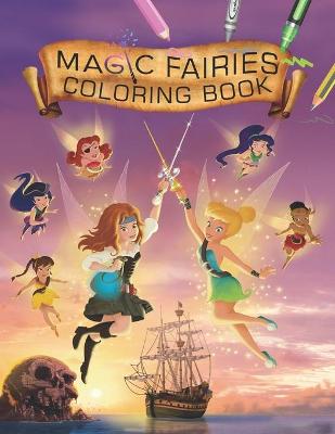 Book cover for Magic Fairies Coloring Book