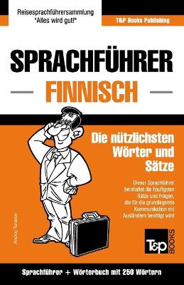 Book cover for Sprachfuhrer Deutsch-Finnisch und Mini-Woerterbuch mit 250 Woertern