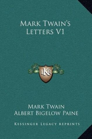 Cover of Mark Twain's Letters V1