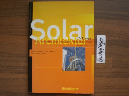Book cover for Solararchitektur Fa1/4r Europa