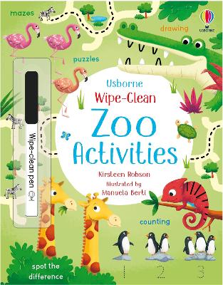 Book cover for Wipe-Clean Zoo Activities