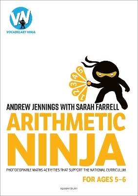 Book cover for Arithmetic Ninja for Ages 5-6