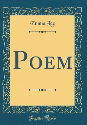 Book cover for Poem (Classic Reprint)
