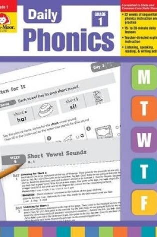 Cover of Daily Phonics, Grade 1 Teacher Edition