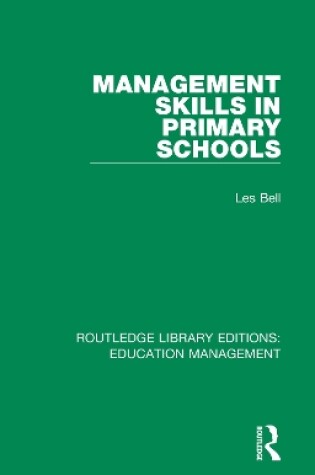 Cover of Management Skills in Primary Schools