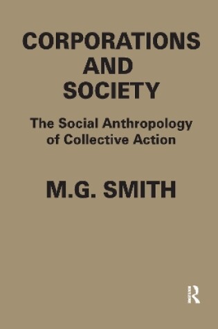 Cover of Corporations and Society