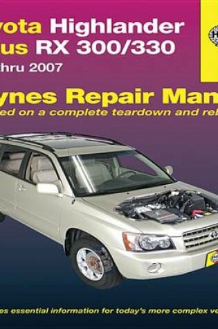 Cover of Toyota Highlander & Lexus RX-330 Automotive Repair Manual