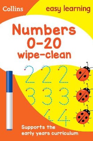 Cover of Numbers 0-20 Age 3-5 Wipe Clean Activity Book