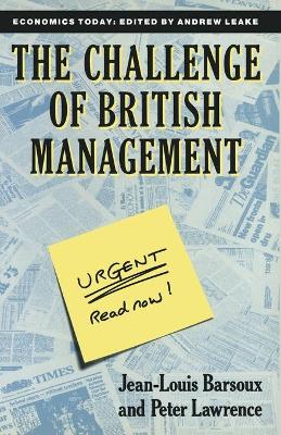 Cover of The Challenge of British Management