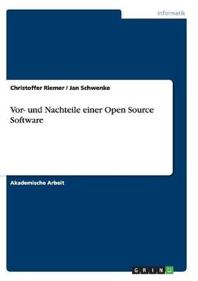 Book cover for Vor- und Nachteile einer Open Source Software