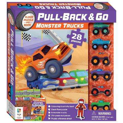 Book cover for Pull-back-and-go Kit Monster Trucks