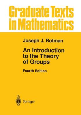 Cover of An Introduction to the Theory of Groups