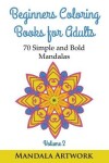 Book cover for Beginners Coloring Book for Adults