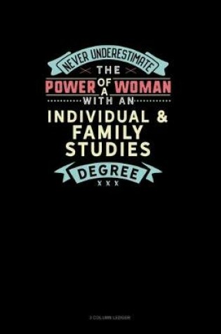 Cover of Never Underestimate The Power Of A Woman With An Individual & Family Studies Degree