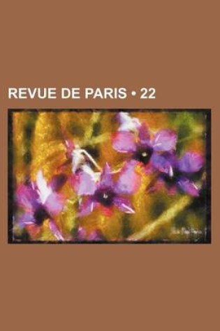 Cover of Revue de Paris (22)