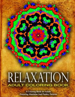 Book cover for RELAXATION ADULT COLORING BOOK -Vol.13
