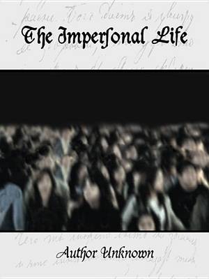 Book cover for The Impersonal Life
