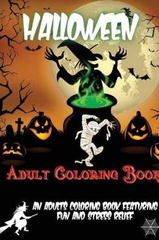 Cover of Halloween Adult Coloring Books