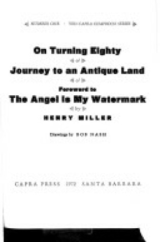 Cover of On Turning Eighty