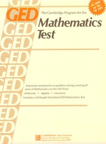 Book cover for Cambridge Program for the Mathematics Test