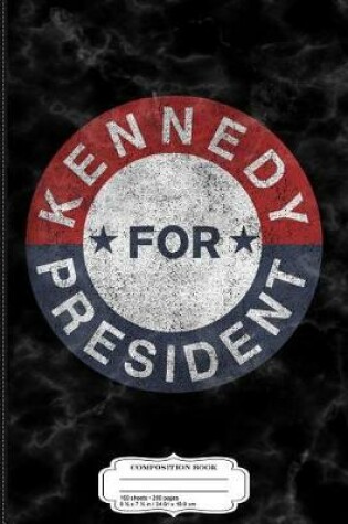 Cover of Vintage Kennedy for President JFK 1960 Composition Notebook