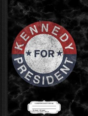 Book cover for Vintage Kennedy for President JFK 1960 Composition Notebook