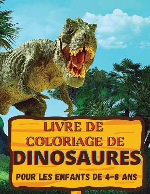 Book cover for Livre de coloriage de dinosaures