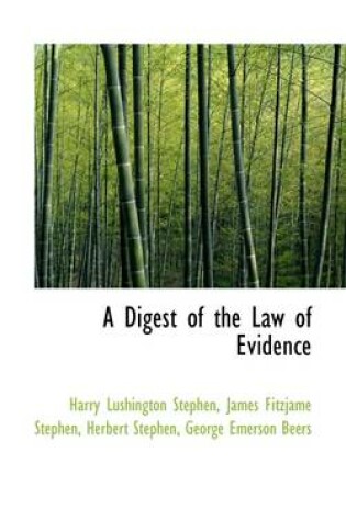 Cover of A Digest of the Law of Evidence