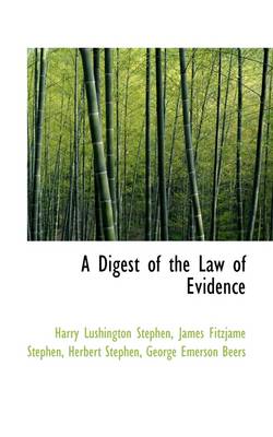 Book cover for A Digest of the Law of Evidence