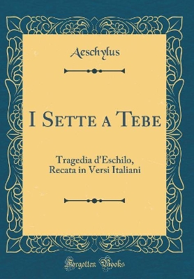 Book cover for I Sette a Tebe