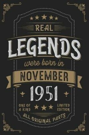 Cover of Real Legends were born in November 1951