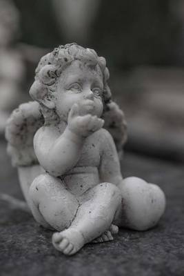 Book cover for Stone Cherub Statue Journal