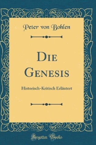 Cover of Die Genesis