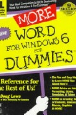 Cover of More Word 6 for Windows For Dummies