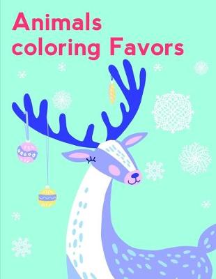 Book cover for Animals Coloring Favors