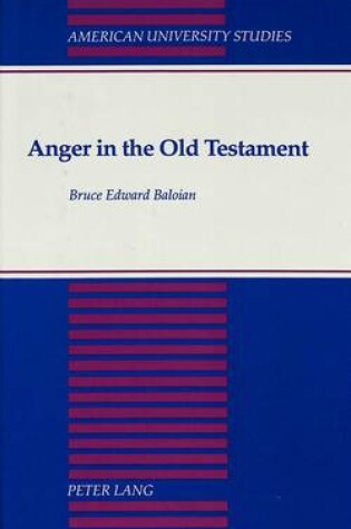 Cover of Anger in the Old Testament