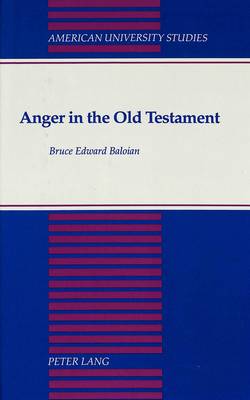 Cover of Anger in the Old Testament