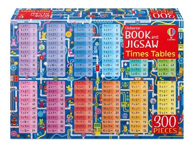 Book cover for Usborne Book and Jigsaw Times Tables