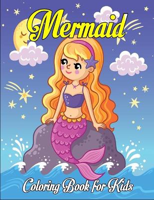 Book cover for Mermaid Coloring Book For Kids