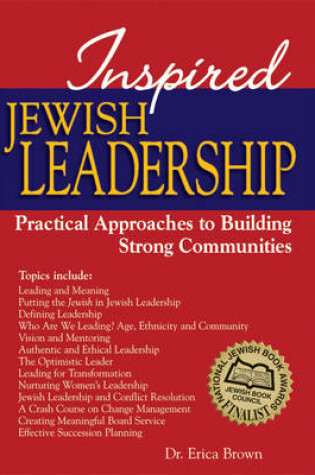 Cover of Inspired Jewish Leadership