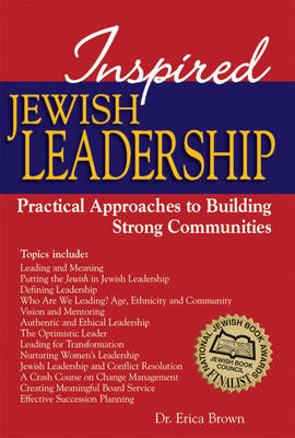 Book cover for Inspired Jewish Leadership