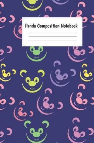 Cover of Panda Composition Notebook