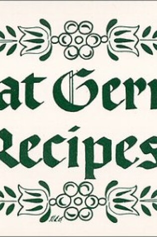 Cover of Great German Recipes