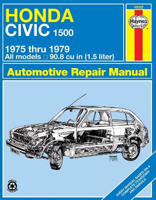 Book cover for Honda Civic 1500 CVCC (75 - 79)