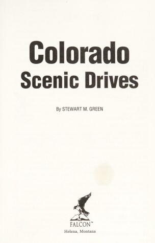 Book cover for Colorado Scenic Drives