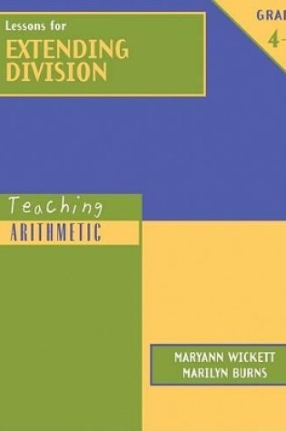 Cover of Lessons for Extending Division, Grades 4-5