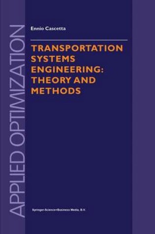 Cover of Transportation Systems Engineering