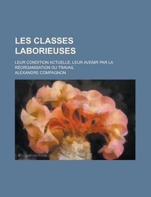 Book cover for Les Classes Laborieuses; Leur Condition Actuelle, Leur Avenir Par La Reorganisation Du Travail