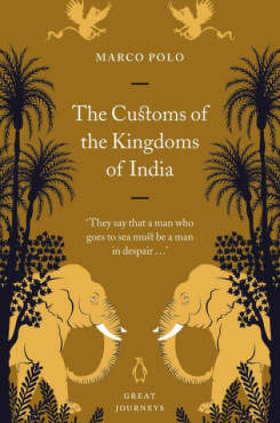 Cover of The Customs of the Kingdoms of India